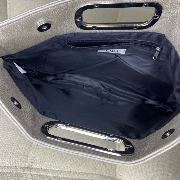 Rhinestone clutch with handle - Picture 2 of 3